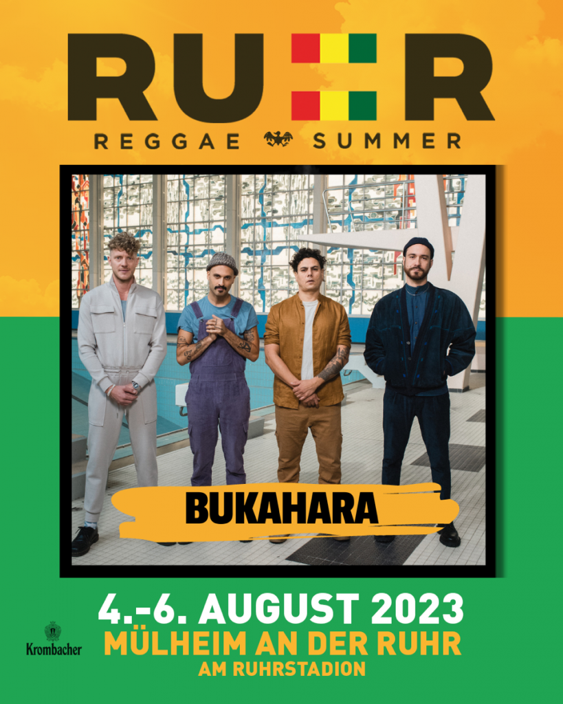 Lineup  Artists – Ruhr Reggae Summer – 3 Days of Love, Peace & Music
